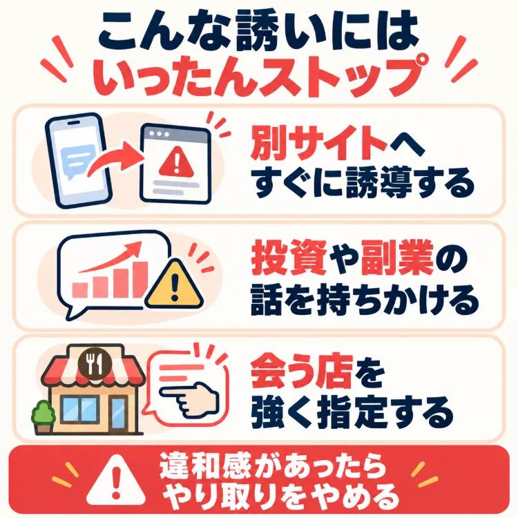 業者・サクラの見分け方